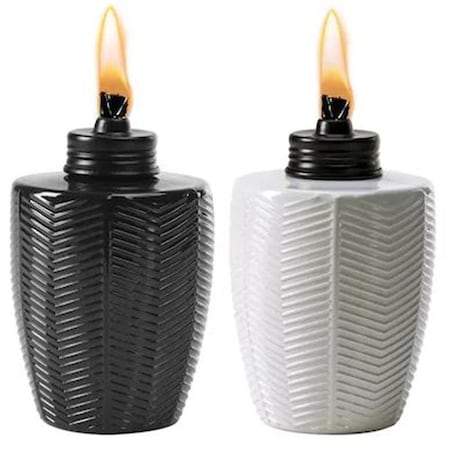 Lamplight Farms 261108 5.75 In. Herringbone Torch Case - Pack Of 6